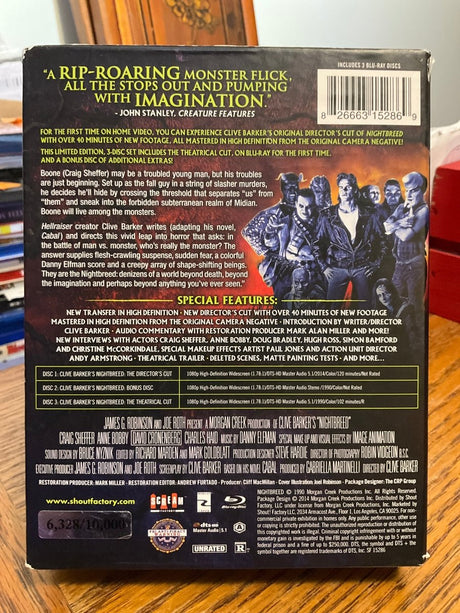 Nightbreed The Director's Cut Limited Edition USED
