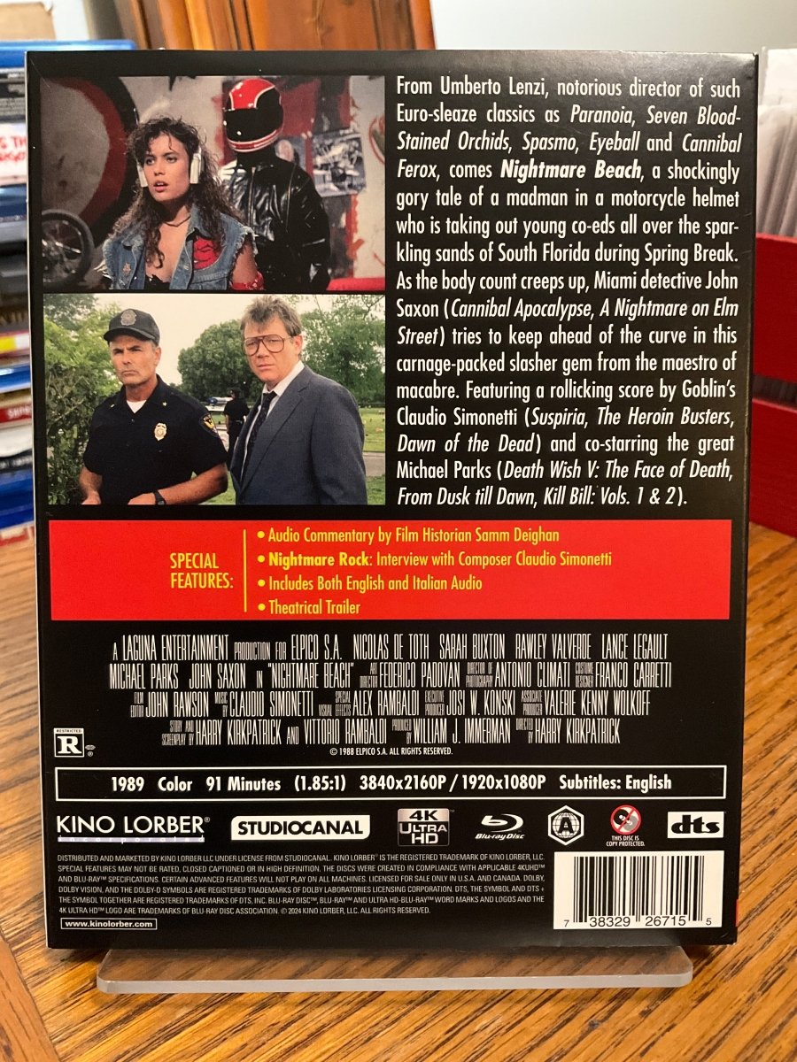 Nightmare Beach (4K UHD, Kino Cult) w/SLIP USED