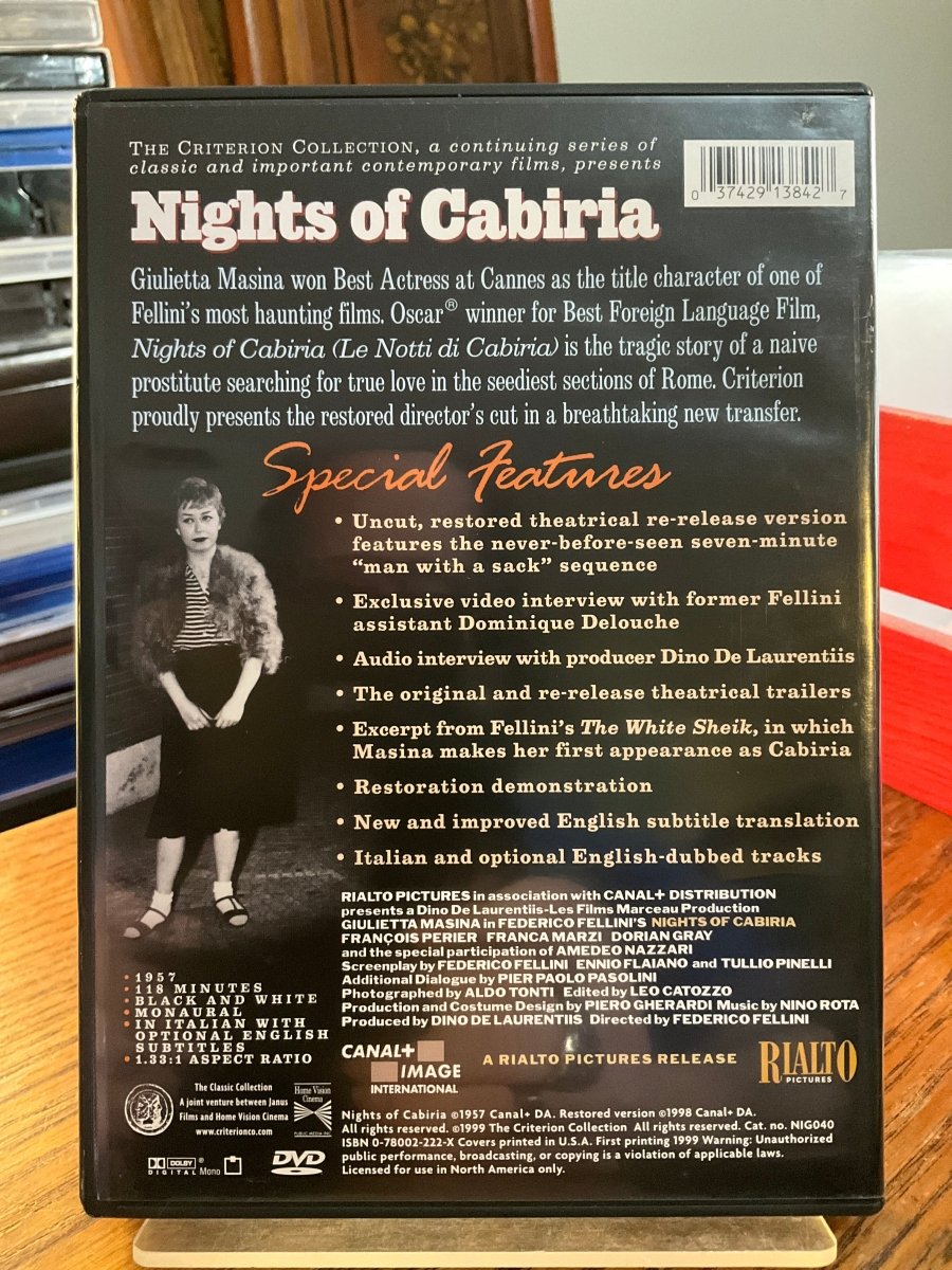Nights of Cabiria (#49) (DVD) USED