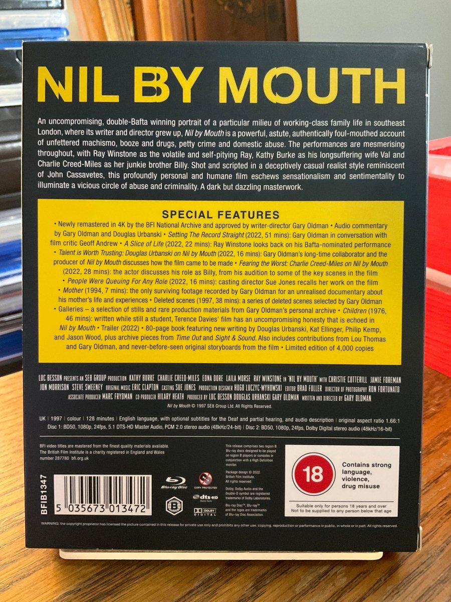 Nil by Mouth (Limited Edition, Region B) w/SLIP (Copy)