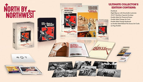 North by Northwest (4K UHD, UK Ultimate Collector's Edition Steelbook, Region Free)