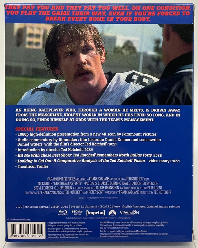 North Dallas Forty (Limited Edition, Region Free) w/SLIP USED - Used Blu-Ray