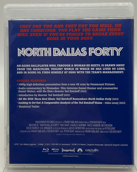 North Dallas Forty (Limited Edition, Region Free) w/SLIP USED - Used Blu-Ray