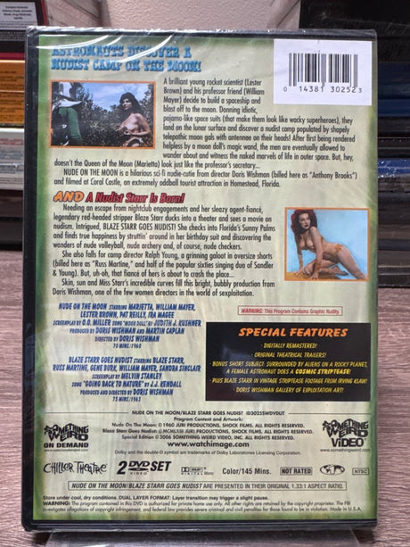 Nude on the Moon/Blaze Starr Goes Nudist DVD - New DVD