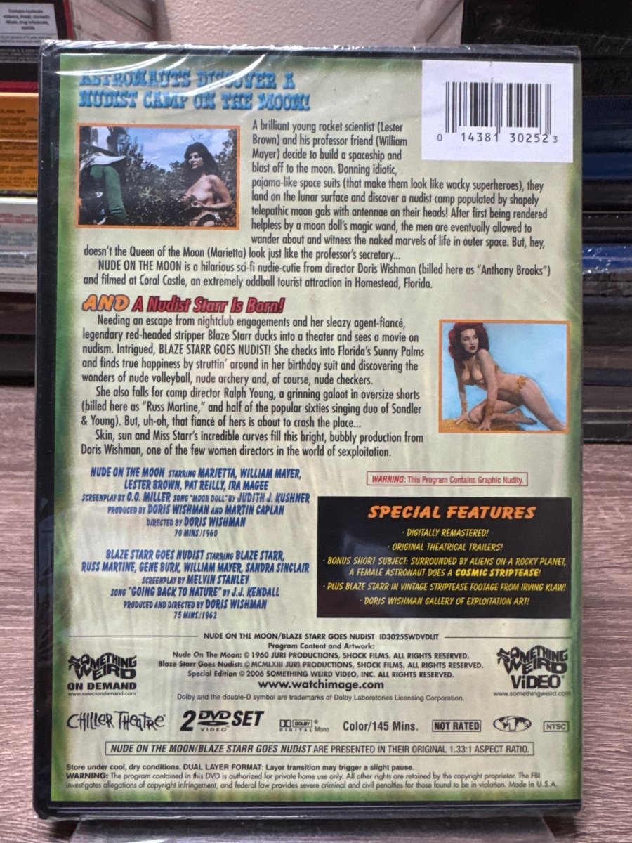 Nude on the Moon/Blaze Starr Goes Nudist DVD