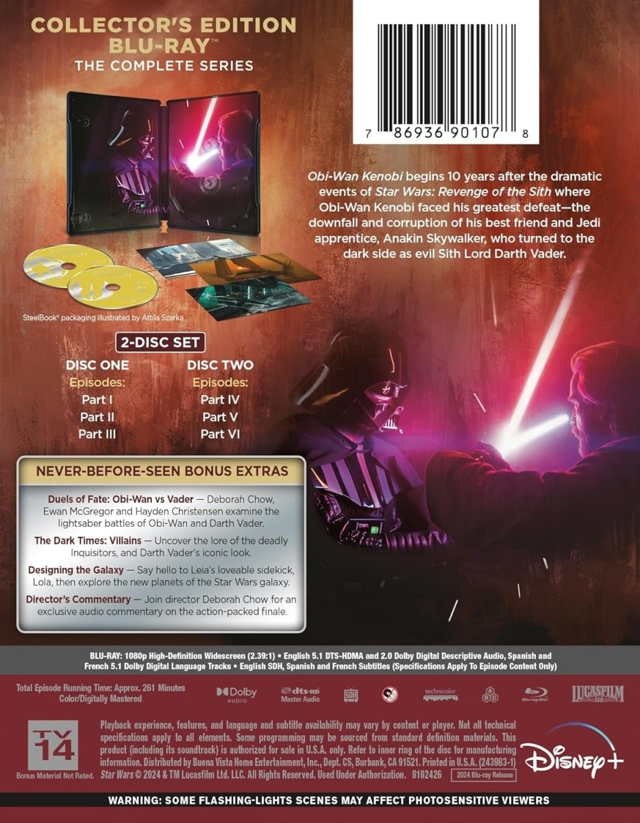 Obi-Wan Kenobi: The Complete Series (Blu-Ray, Collector's Edition Steelbook)