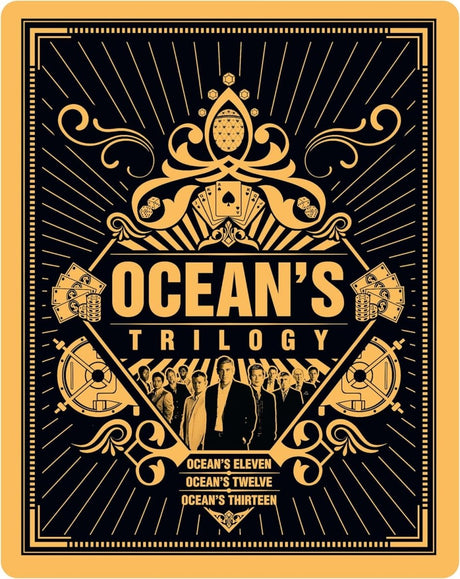 Ocean's Trilogy (4K UHD, Limited Edition Steelbook, Region Free) - New 4K UHD