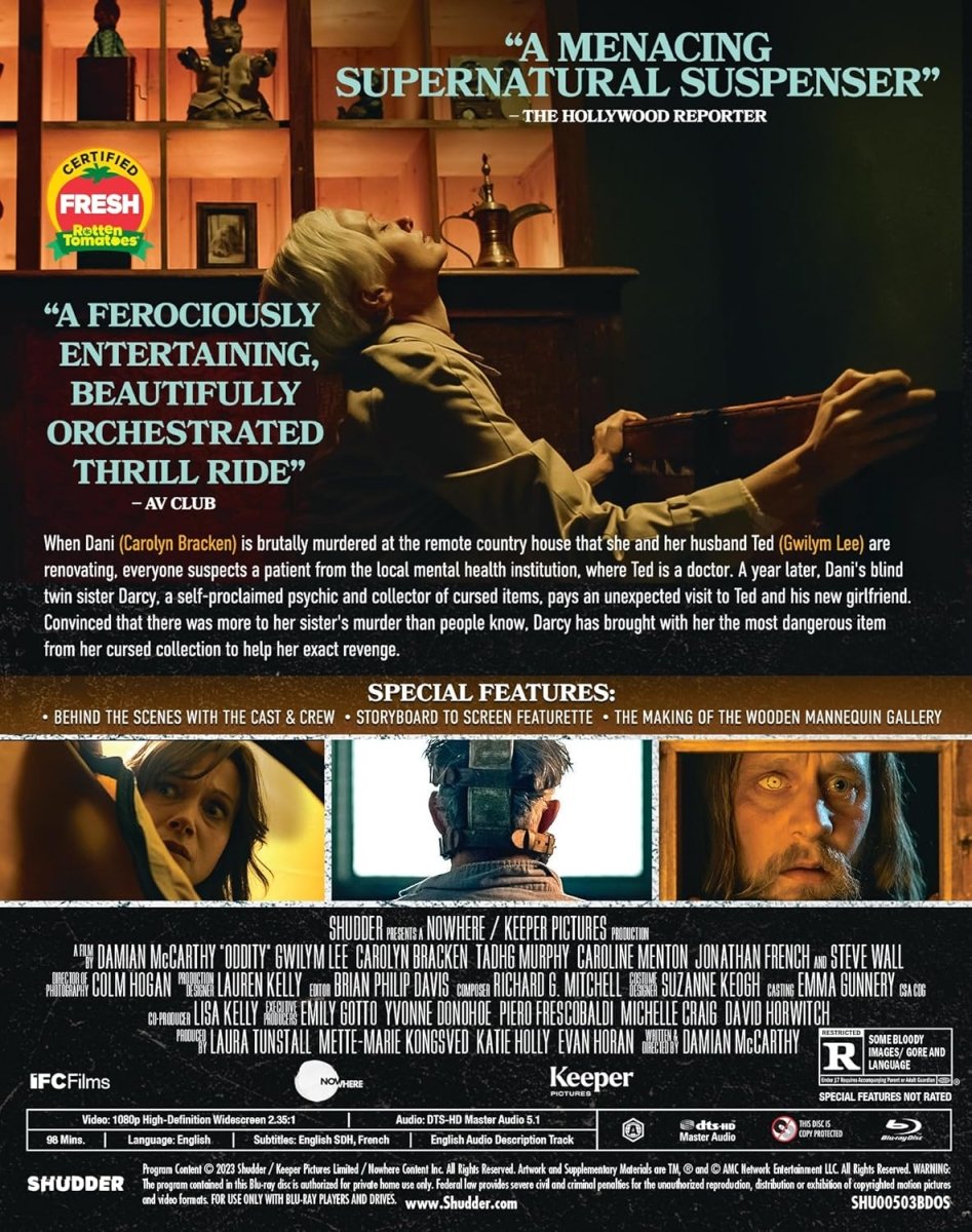 Oddity - New Blu - Ray