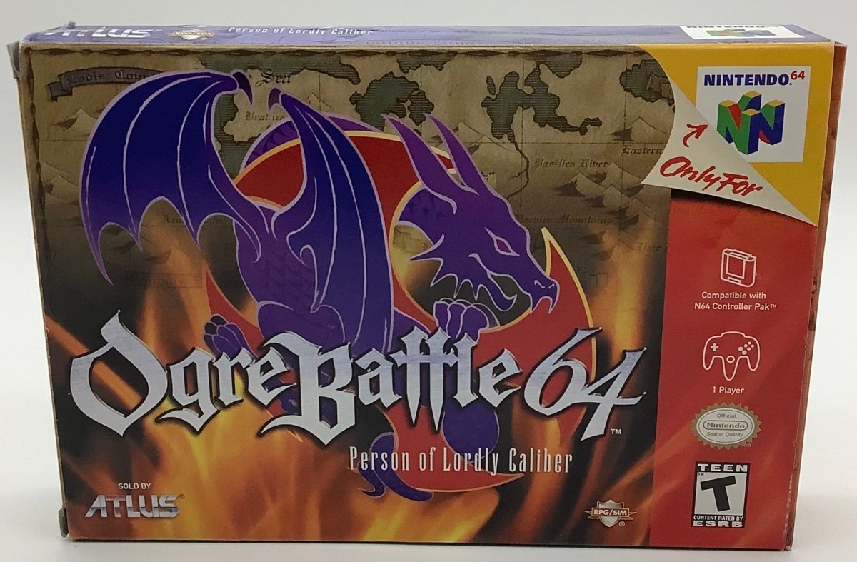 Ogre Battle 64: Person of Lordly Caliber Nintendo 64 USED - Video Games - Nintendo 64