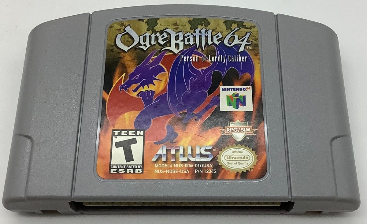 Ogre Battle 64: Person of Lordly Caliber Nintendo 64 USED - Video Games - Nintendo 64