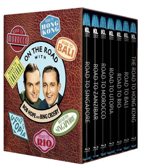 On the Road with Bob Hope and Bing Crosby DAMAGED - New Blu - Ray