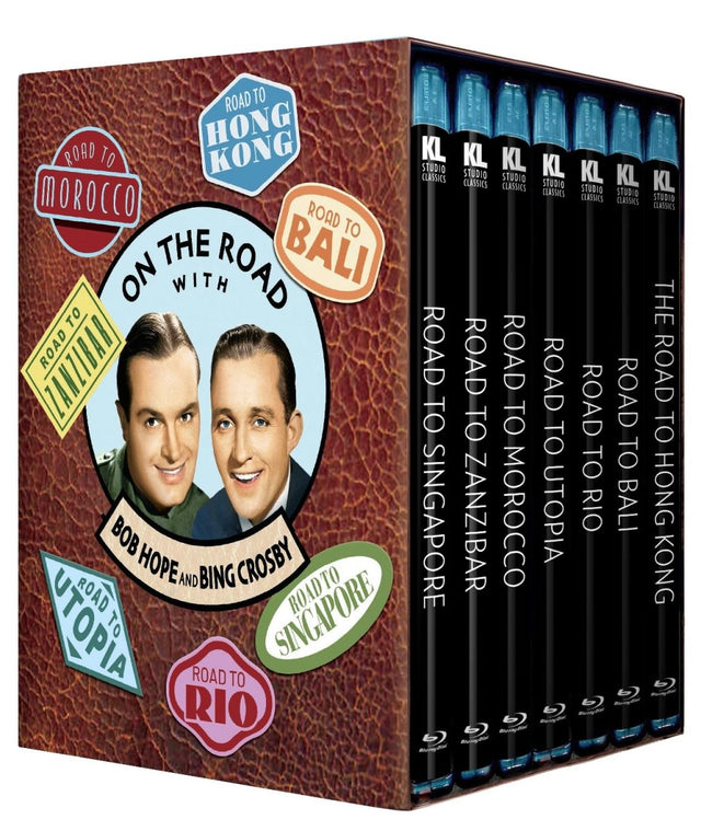On the Road with Bob Hope and Bing Crosby DAMAGED - New Blu - Ray