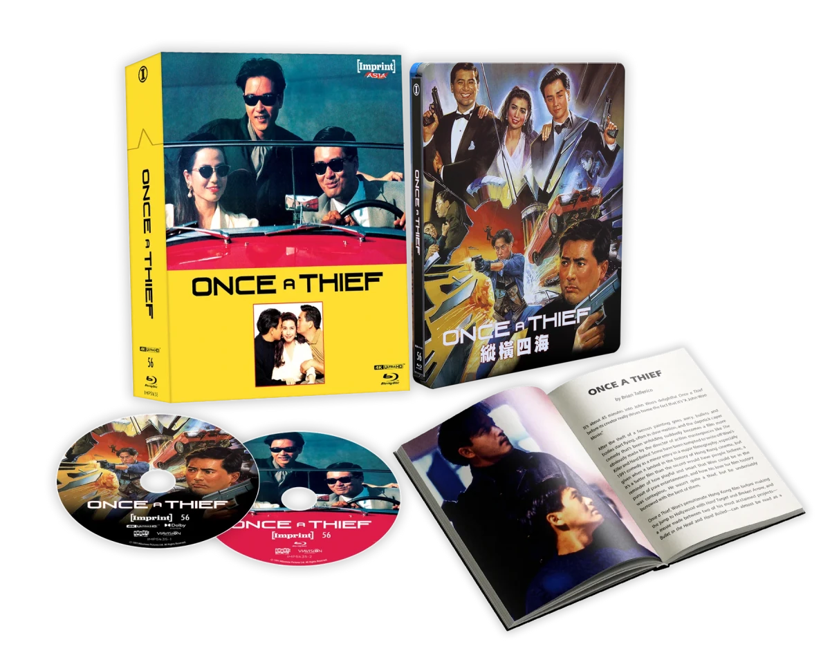 Once a Thief (4K UHD, Imprint Limited Steelbook + Hardbox Edition, Region Free)