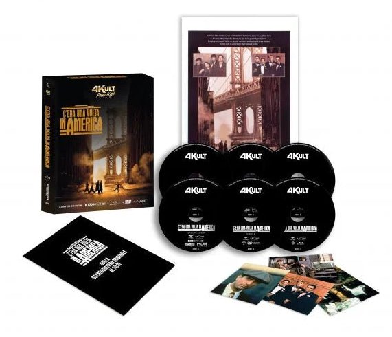 Once Upon a Time in America (4K UHD, Limited 4Kult Prestige Edition, Region Free/B) *one per customer - New 4K UHD