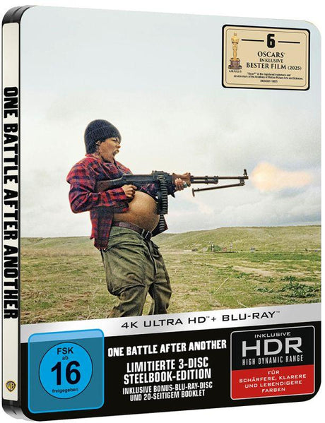 One Battle After Another (4K UHD, German Limited Edition Steelbook, Region Free/B)