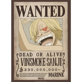 One Piece Wanted - Sanji Poster PICKUP ONLY