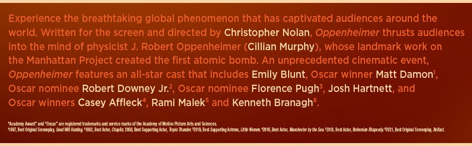 Oppenheimer (Blu-Ray)