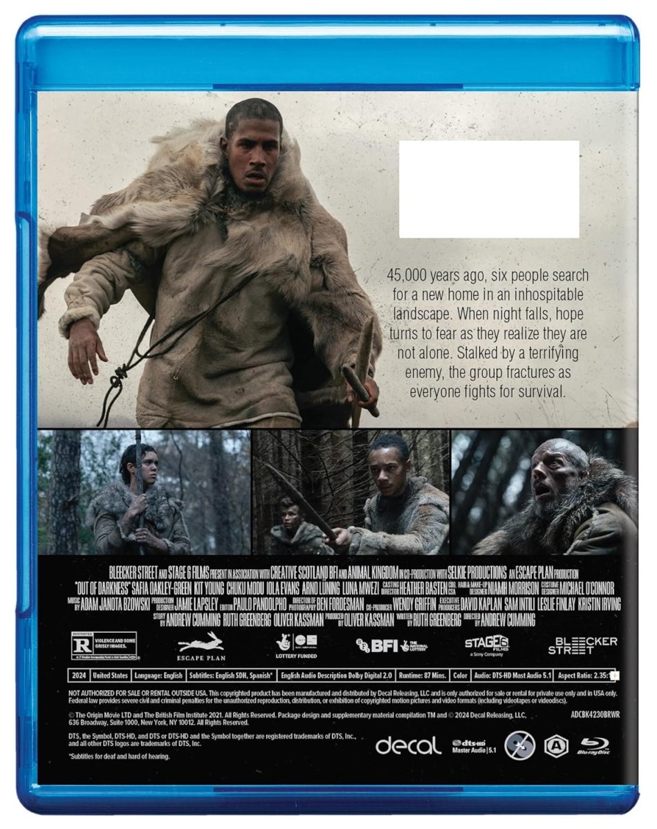 Out of Darkness - New Blu - Ray