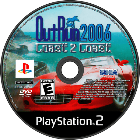 OutRun 2006 Coast 2 Coast Playstation 2 LOOSE - Video Games - Playstation 2
