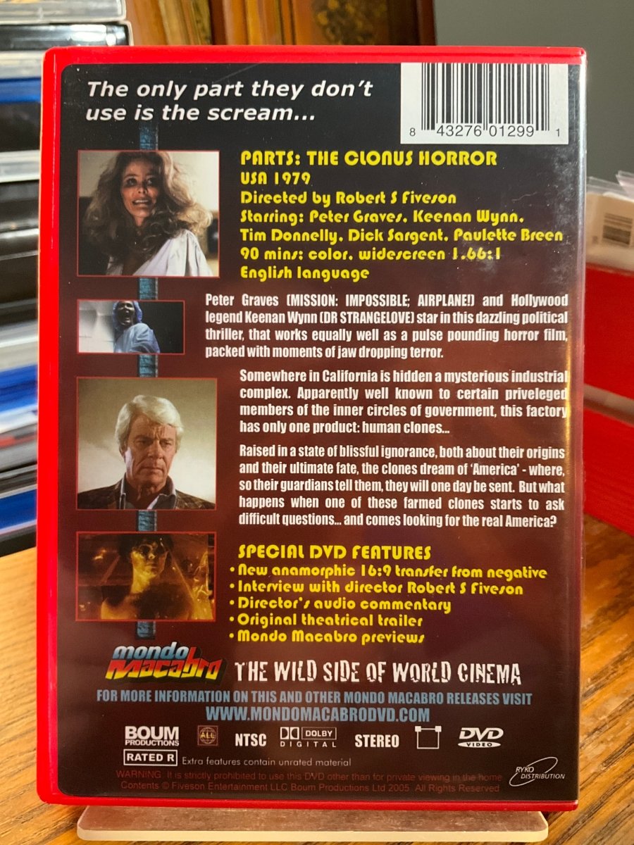 Parts: The Clonus Horror (DVD) USED