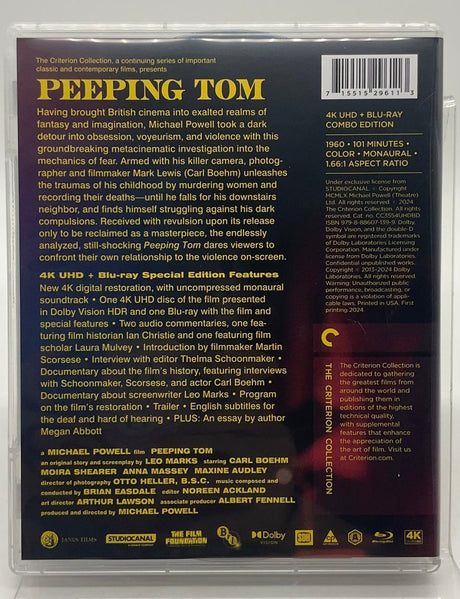 Peeping Tom (4K UHD, #58) USED