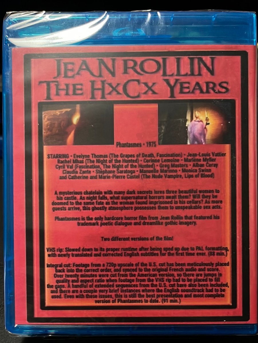 Phantasmes - New Blu - Ray