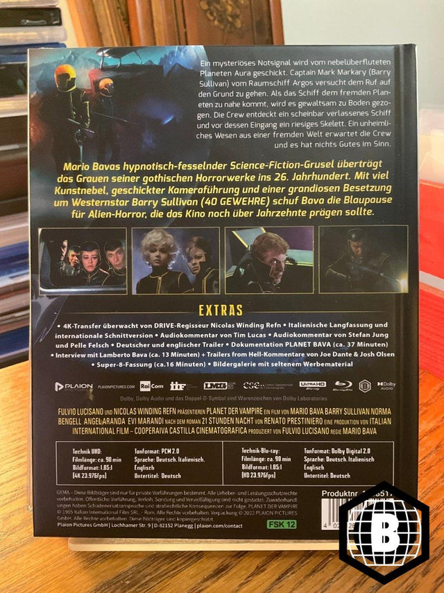 Planet of the Vampires (4K UHD, Limited Edition Mediabook, Region B) USED - Used 4K UHD
