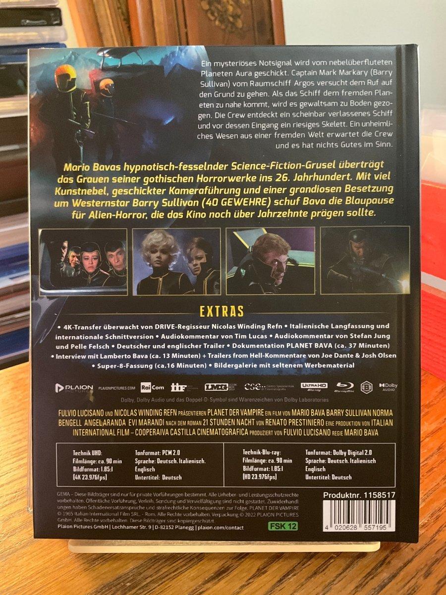 Planet of the Vampires (4K UHD, Limited Edition Mediabook, Region B) USED