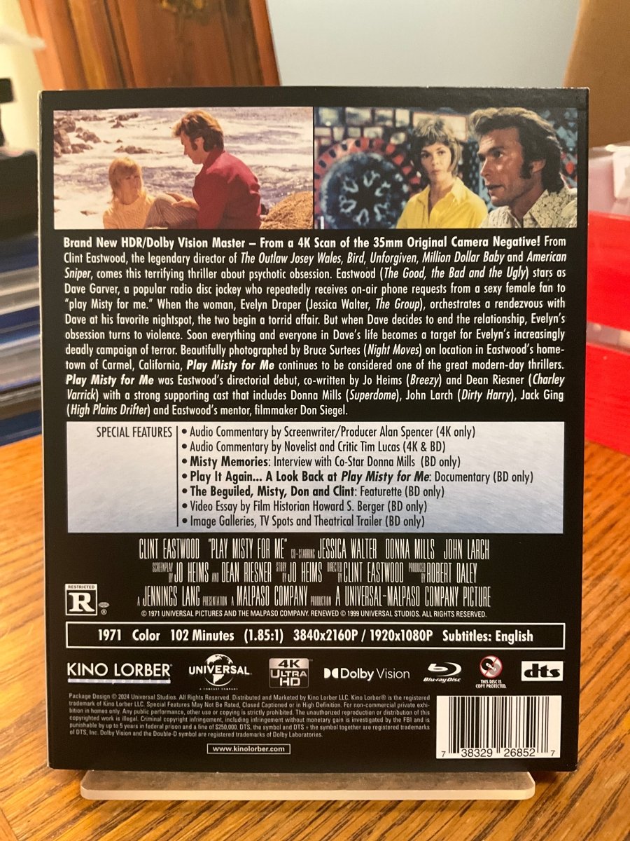 Play Misty for Me (4K UHD) w/SLIP USED