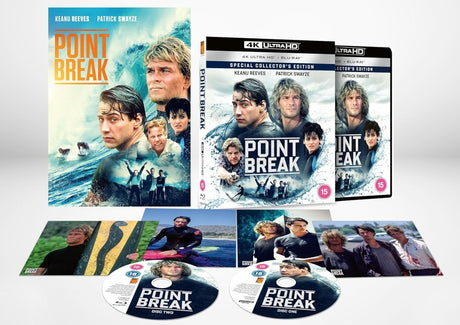 Point Break (UK 4K UHD, Limited Edition w/ Silverboard SLIP + Poster + Art Cards, Region Free/B)