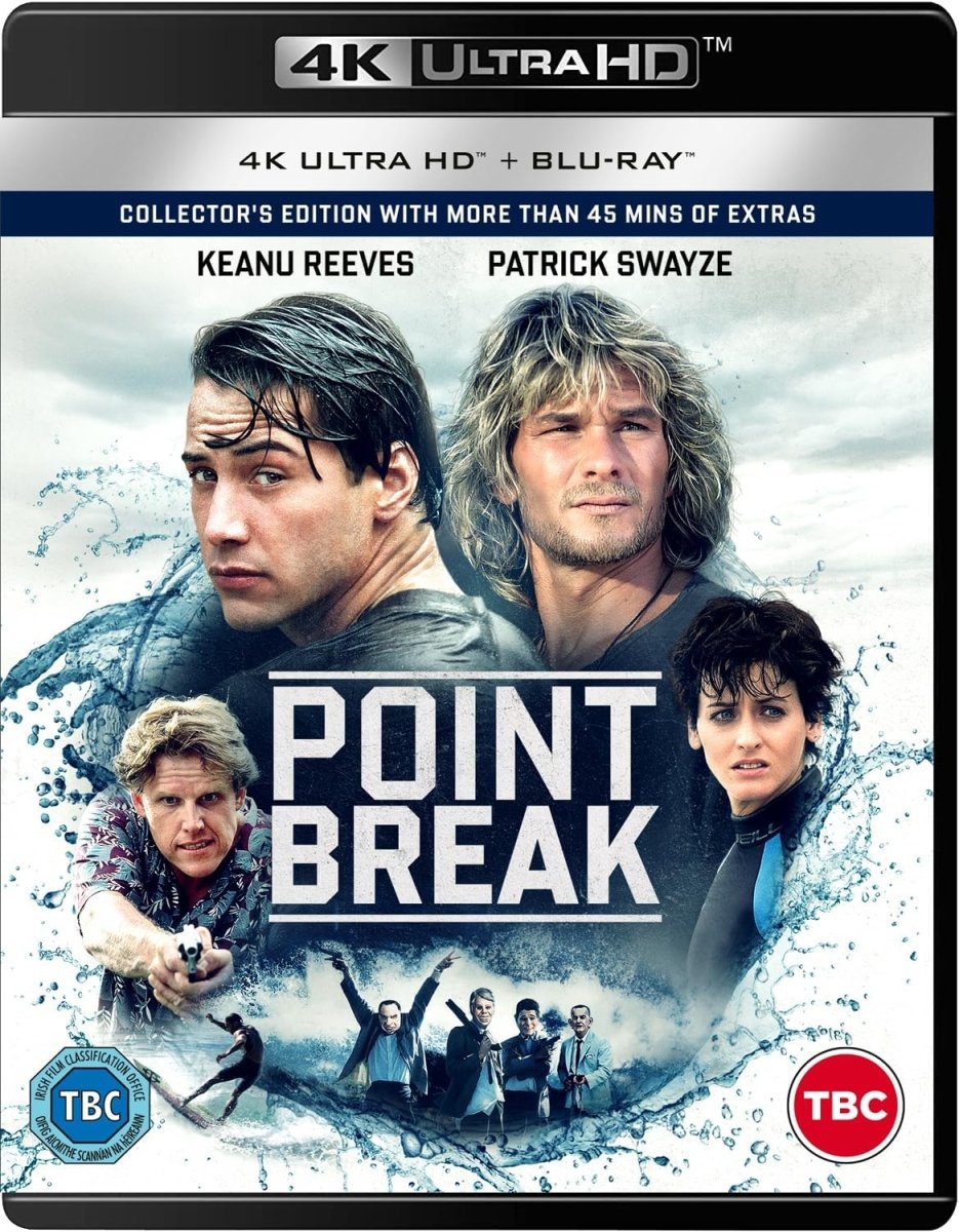Point Break (UK 4K UHD, Limited Edition w/ Silverboard SLIP + Poster + Art Cards, Region Free/B)