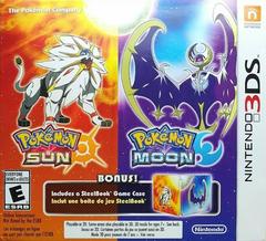 Pokemon Sun & Moon Dual Pack [Steelbook Edition] Nintendo 3DS Partially Sealed - Video Games - Nintendo 3DS