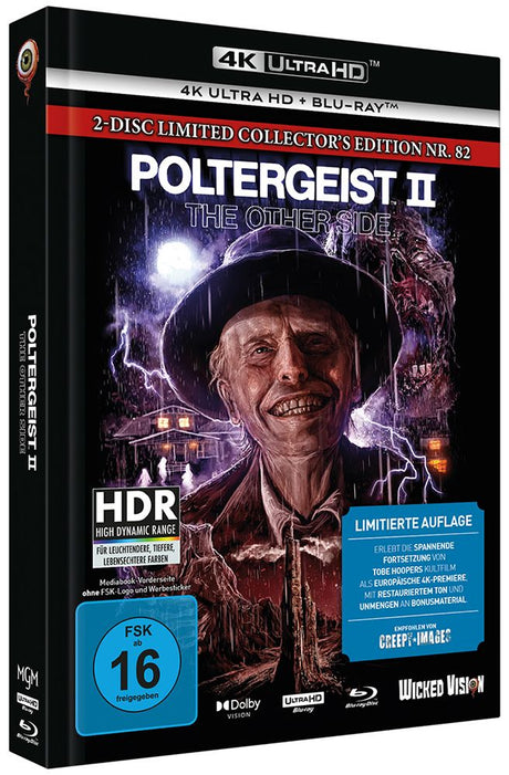 Poltergeist 2: The Other Side (4K UHD, Limited Edition Mediabook, Region Free/B) - New 4K UHD