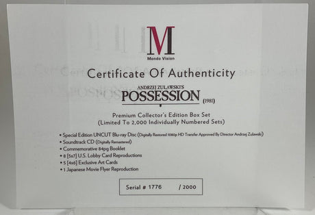 Possession Limited Edition USED - Used Blu-Ray