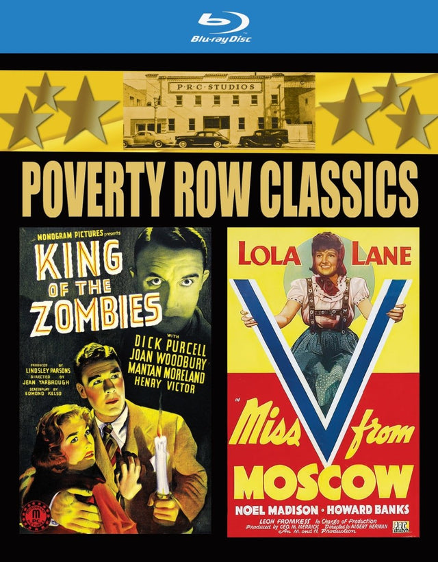 Poverty Row Classics: King Of The Zombies / Miss V From Moscow - New Blu - Ray