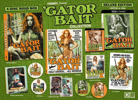 PRE - ORDER - Gator Bait Collection (4K UHD/Blu - Ray, Deluxe Limited Edition) *one per customer - New 4K UHD