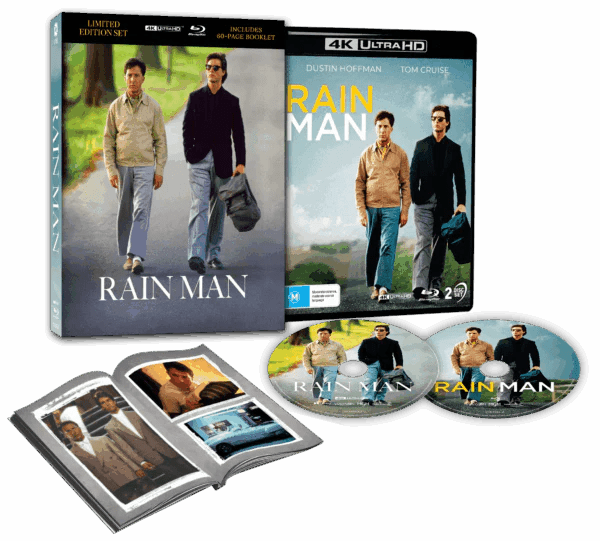 PRE - ORDER - Rain Man (4K UHD/Blu - Ray, Limited Edition w/Lenticular Hardcase, Region Free) - New 4K UHD
