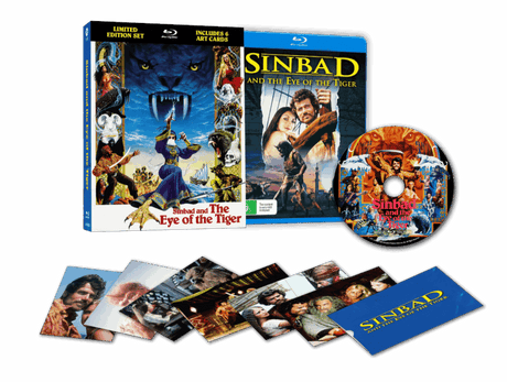 PRE - ORDER - Sinbad and the Eye of the Tiger (Limited Edition w/Lenticular Hardcase, Region Free) - New Blu - Ray