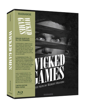 PRE - ORDER - Wicked Games: Three Films By Robert Hossein (Limited Edition) - New Blu - Ray