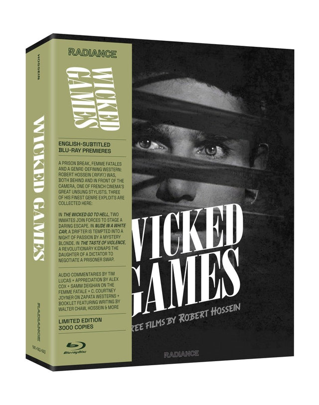 PRE - ORDER - Wicked Games: Three Films By Robert Hossein (Limited Edition) - New Blu - Ray