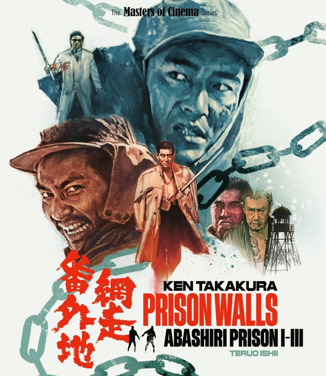 Prison Walls: Abashiri Prison I - III (Limited Edition) w/SLIP - New Blu - Ray