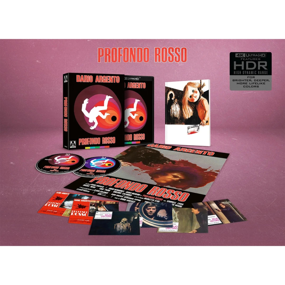 Profondo Rosso aka Deep Red (4K UHD, Arte Originale Limited Edition)