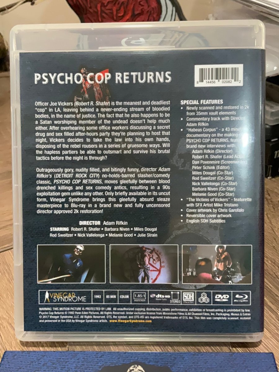 Psycho Cop Returns w/SLIP USED