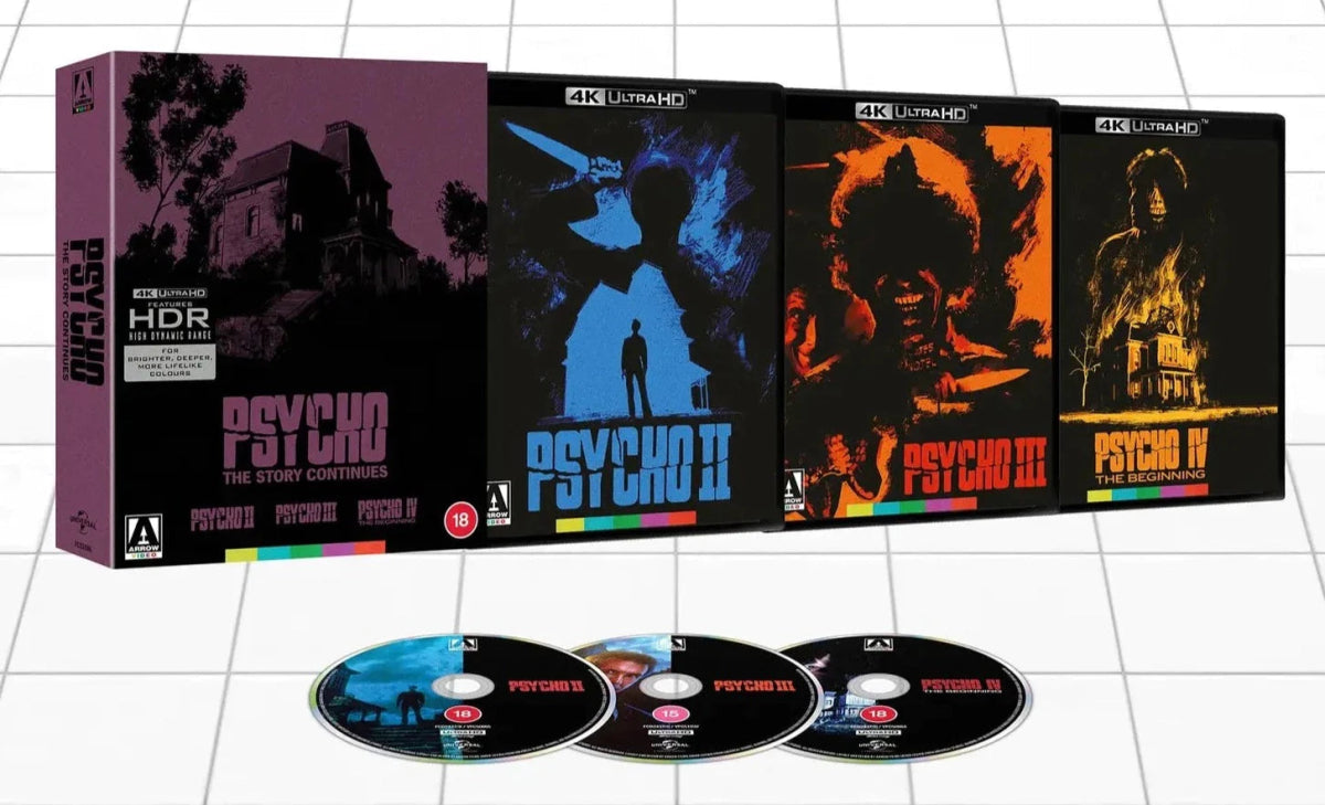 Psycho: The Story Continues (4K UHD, Region Free/B) - New 4K UHD
