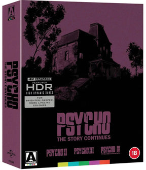 Psycho: The Story Continues (4K UHD, Region Free/B) - New 4K UHD