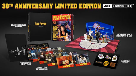 Pulp Fiction (UK 4K UHD, 30th Anniversary Limited Collector's Edition, Region Free/B) DAMAGED - New 4K UHD