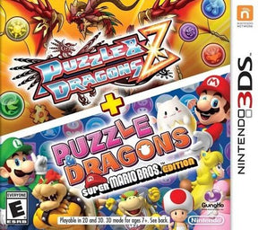 Puzzle & Dragons Z + Puzzle & Dragons: Super Mario Bros. Edition Nintendo 3DS USED - Video Games - Nintendo 3DS
