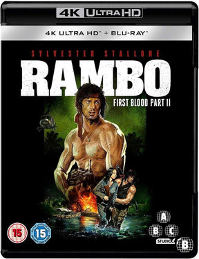 Rambo: First Blood Part II (4K UHD, Region Free/B) w/SLIP