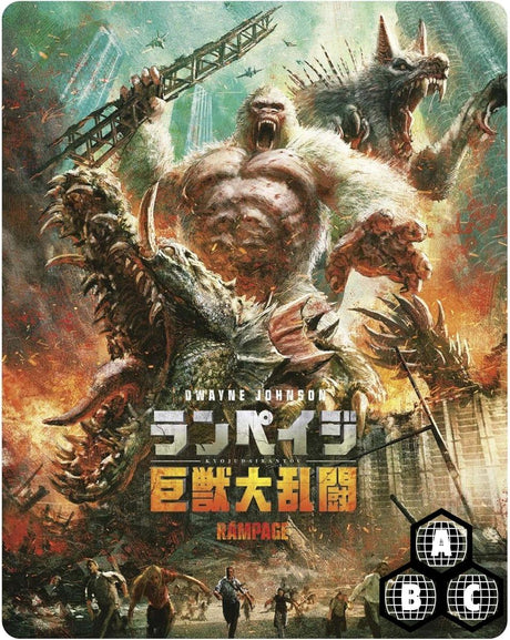 Rampage (4K UHD Steelbook, Japanese Artwork, Region Free) - New 4K UHD