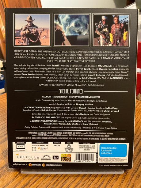 RAZORBACK (1984) (REGION FREE) W/SLIP USED